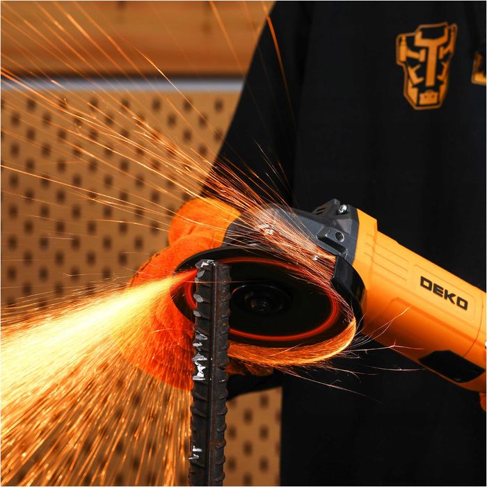 Szlifierka Kątowa Kątówka Sieciowa 125 Mm Z Regulacją Diax 1100W Deko