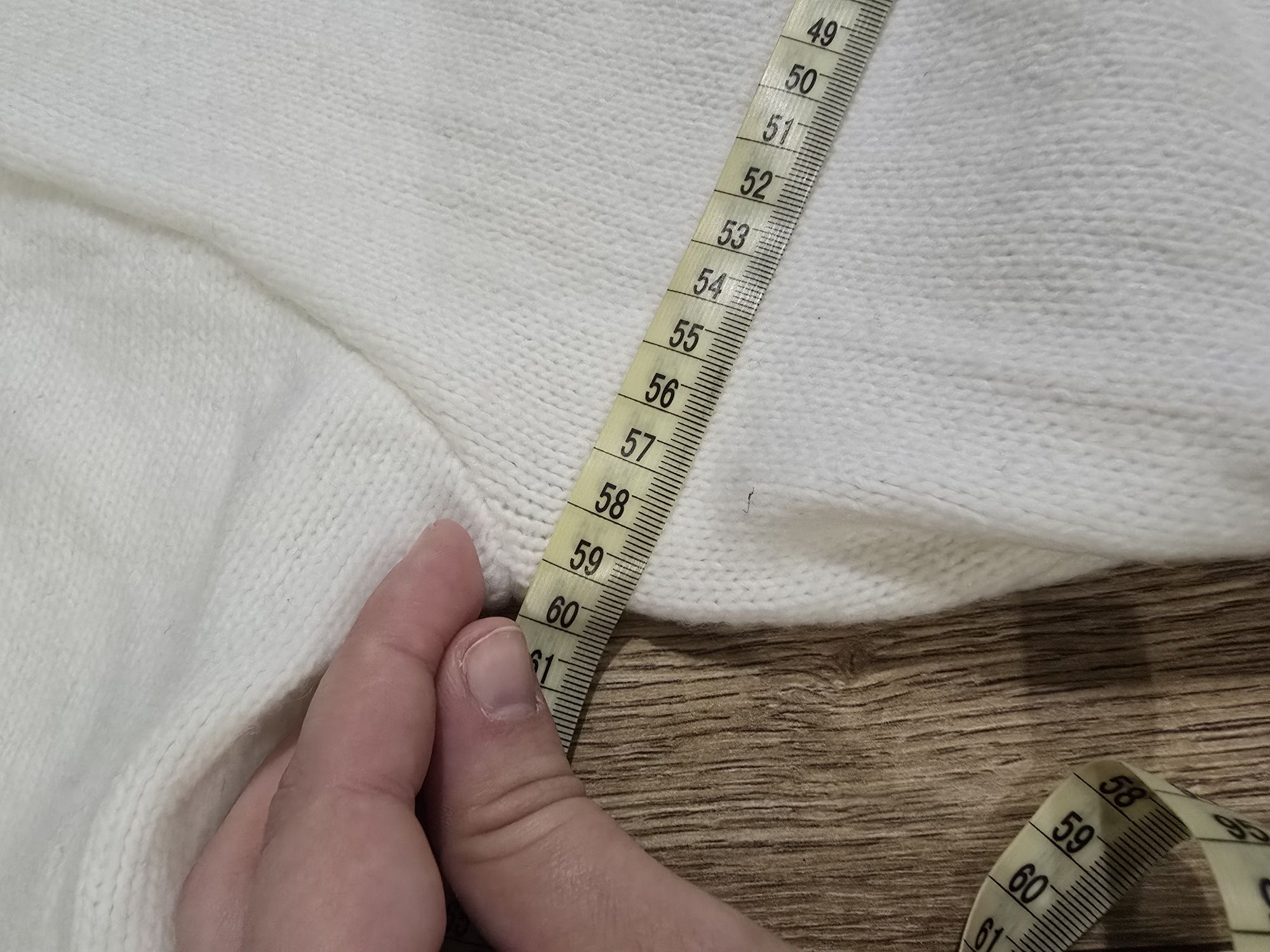 Sukienka sweterków h&m biała midi r.xl