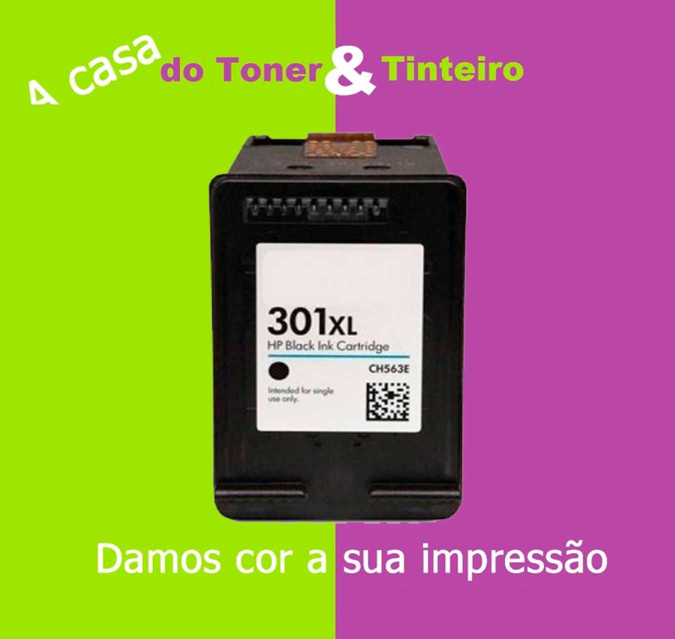 Tinteiros Hp 301xl 301 Preto ou tricolor Alto Rendimento