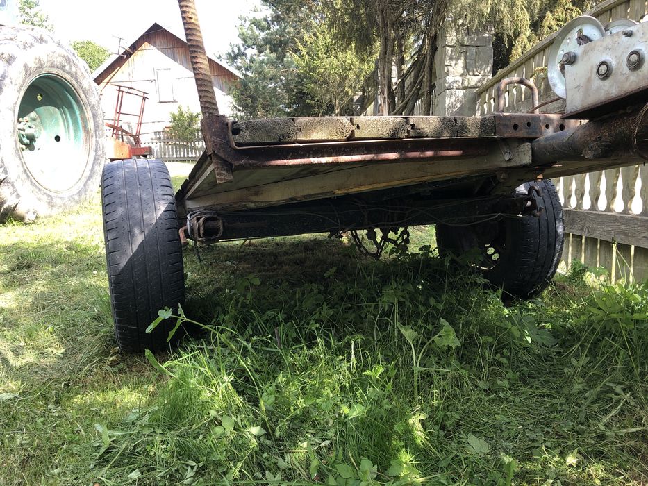 Причіп з лебідкою  до мотоблока чи мінітрактора , легковий