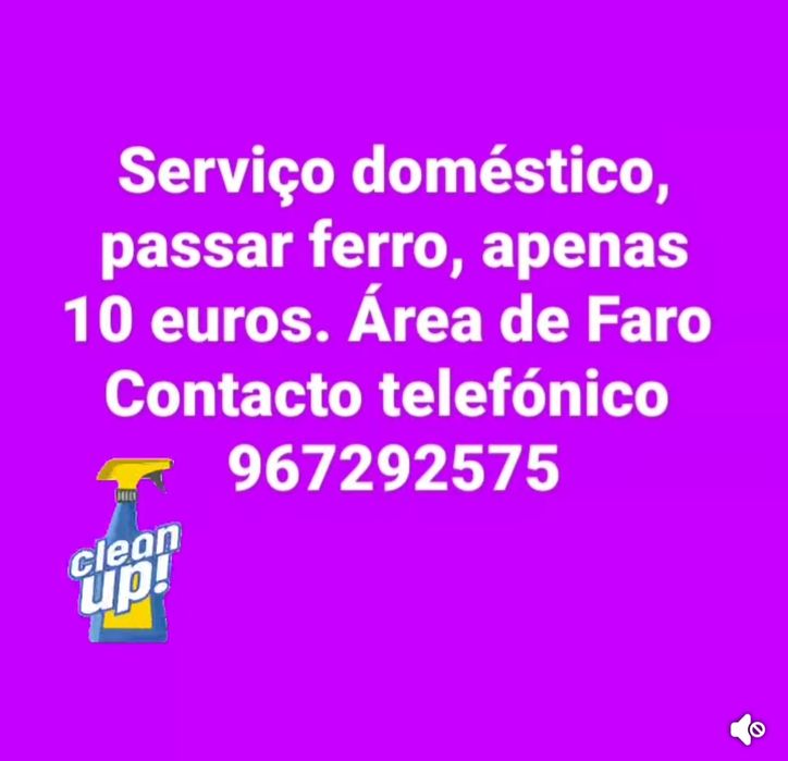 Limpeza e passo a ferro