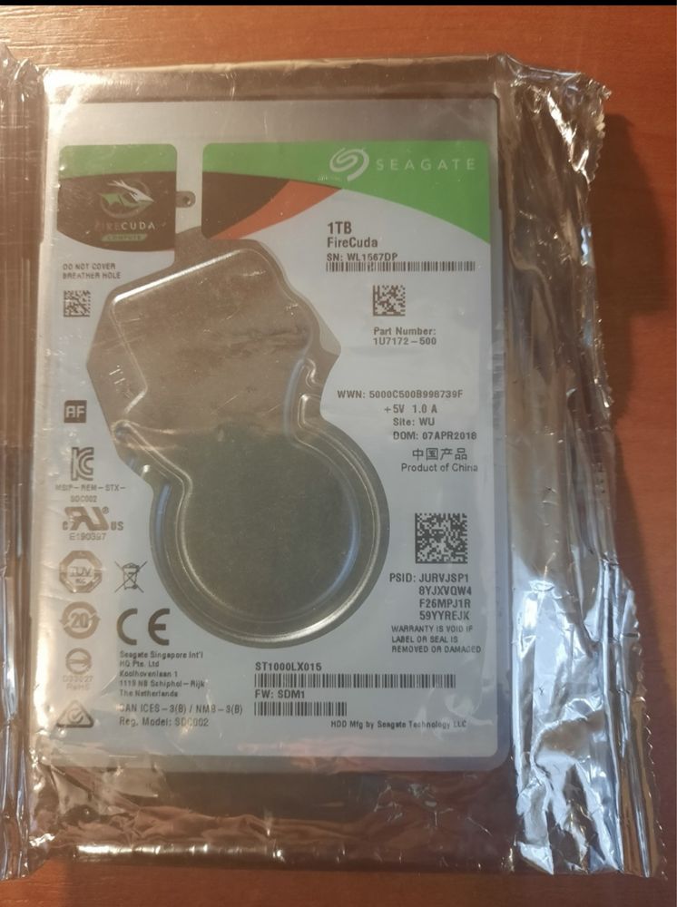 Dysk twardy Seagate FireCuda 1TB SATA III 2,5"_NOWY