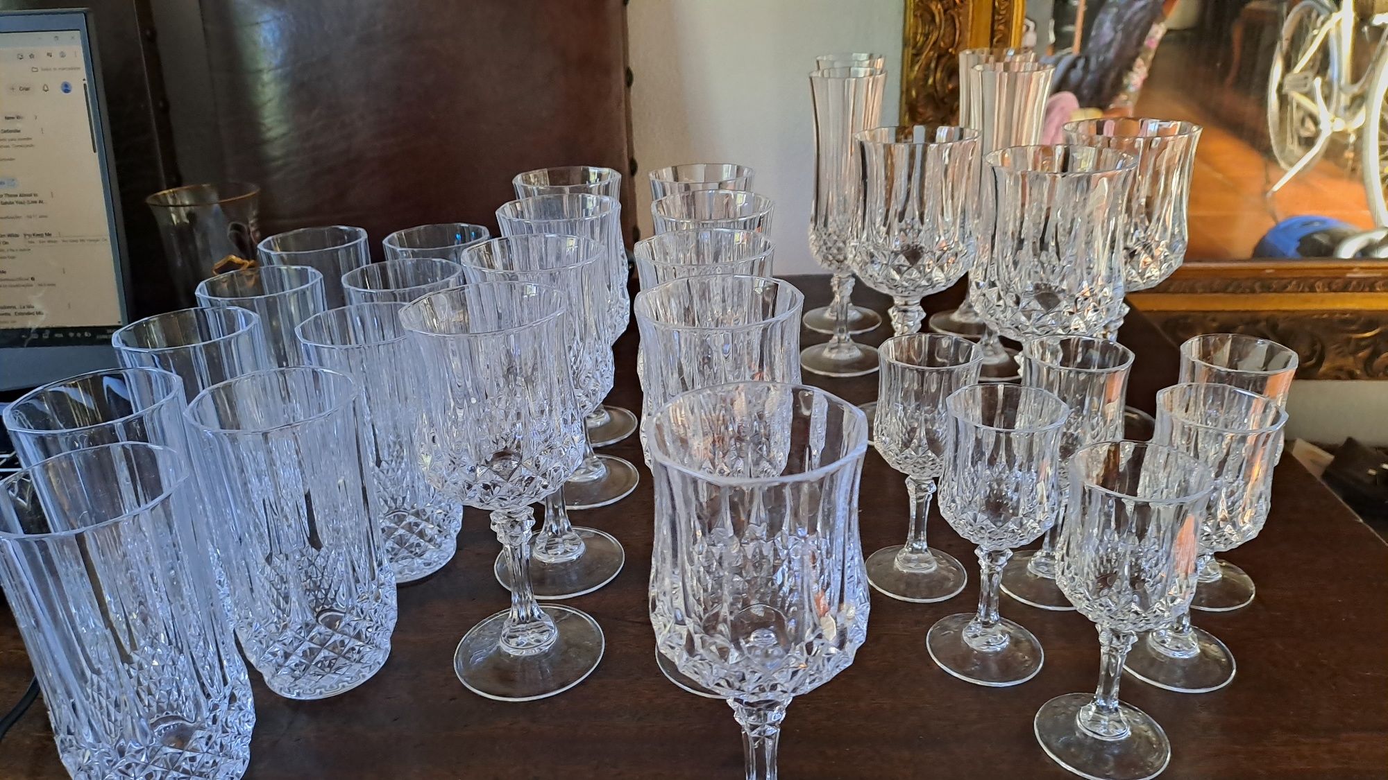 Copos de cristal