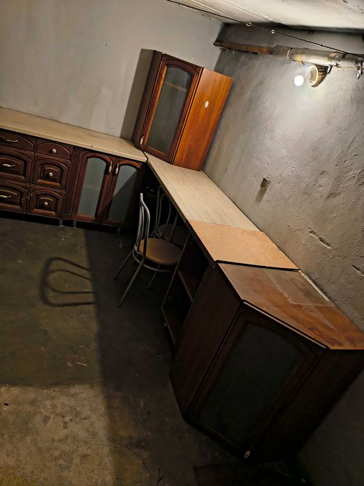 Meble kuchenne 2 blaty szafki dolne i górne narożne