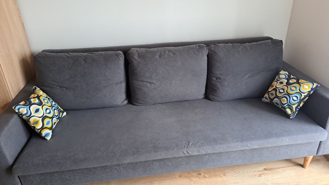 Sofa dwuosobowe  - szara.