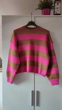 Sweter w paski Sinsay