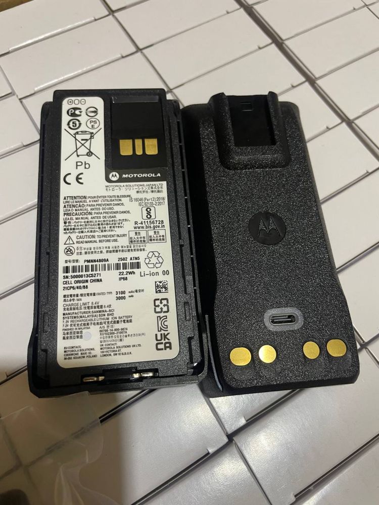 Акб для рации motorola type-c dp4400-4800 аккумулятор Малайзия!