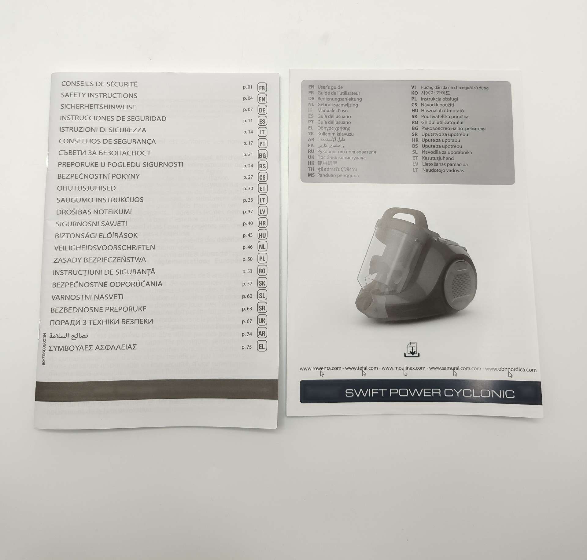 Odkurzacz bezworkowy Rowenta RO2913EA, bezworkowy odkurzacz, czerwony