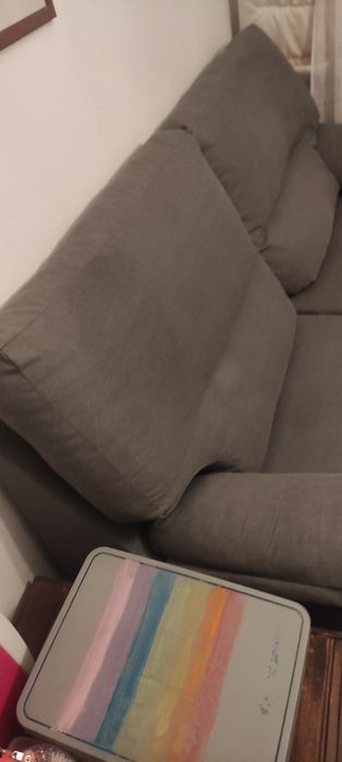 Sofá cinzento 2 lugares