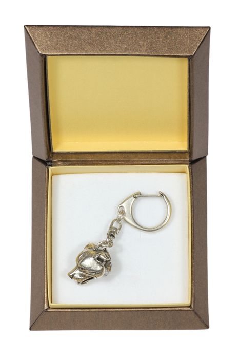 Staffordshire Bull Terrier brelok w pudełku Art-Dog