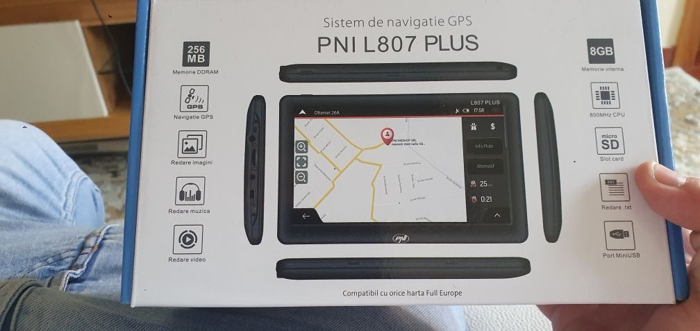 Gps Pni L807 plus sistema I Go NOVO
