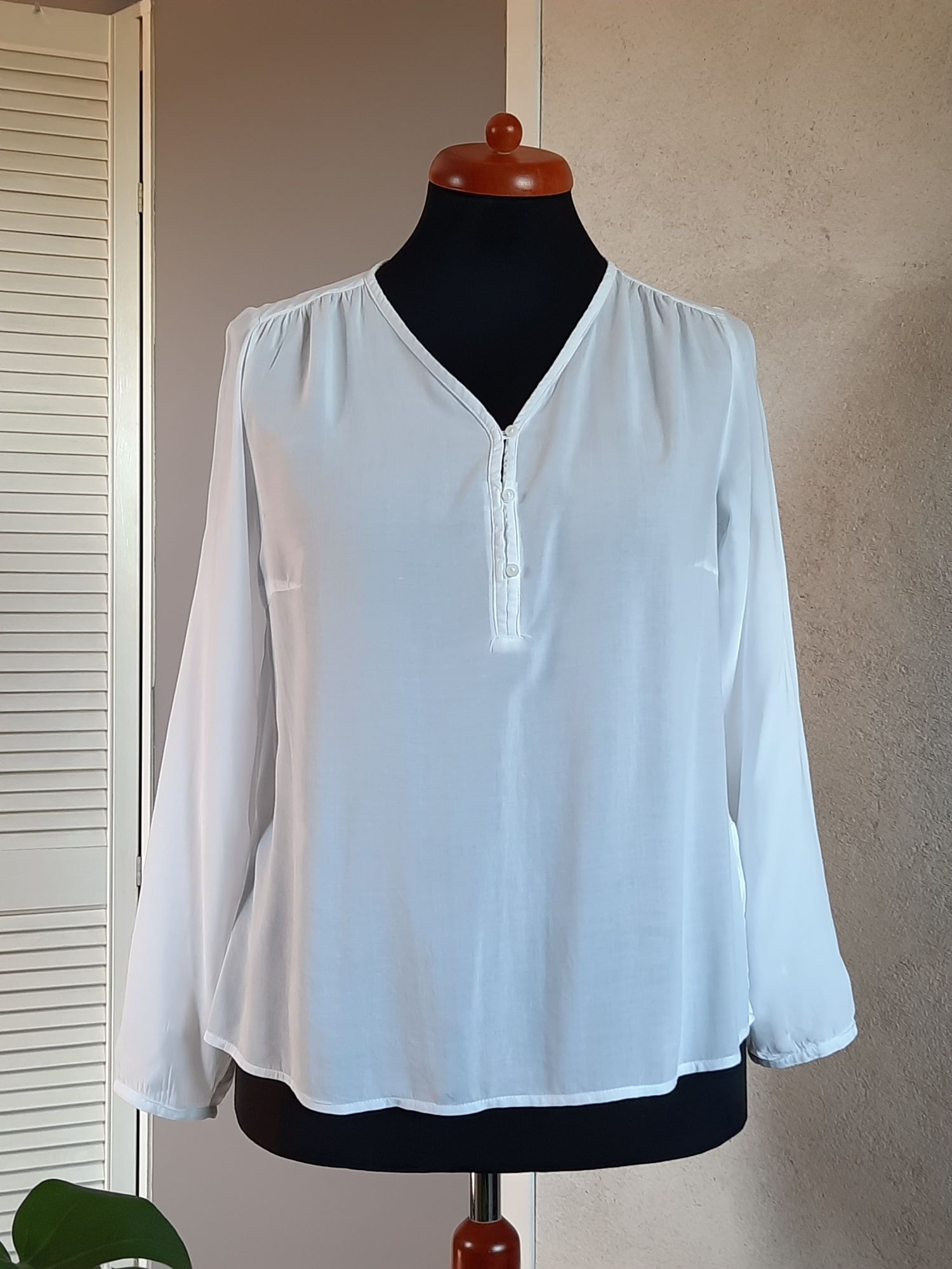 Biała bluzka ,biuro C&A roz.40, L, XL