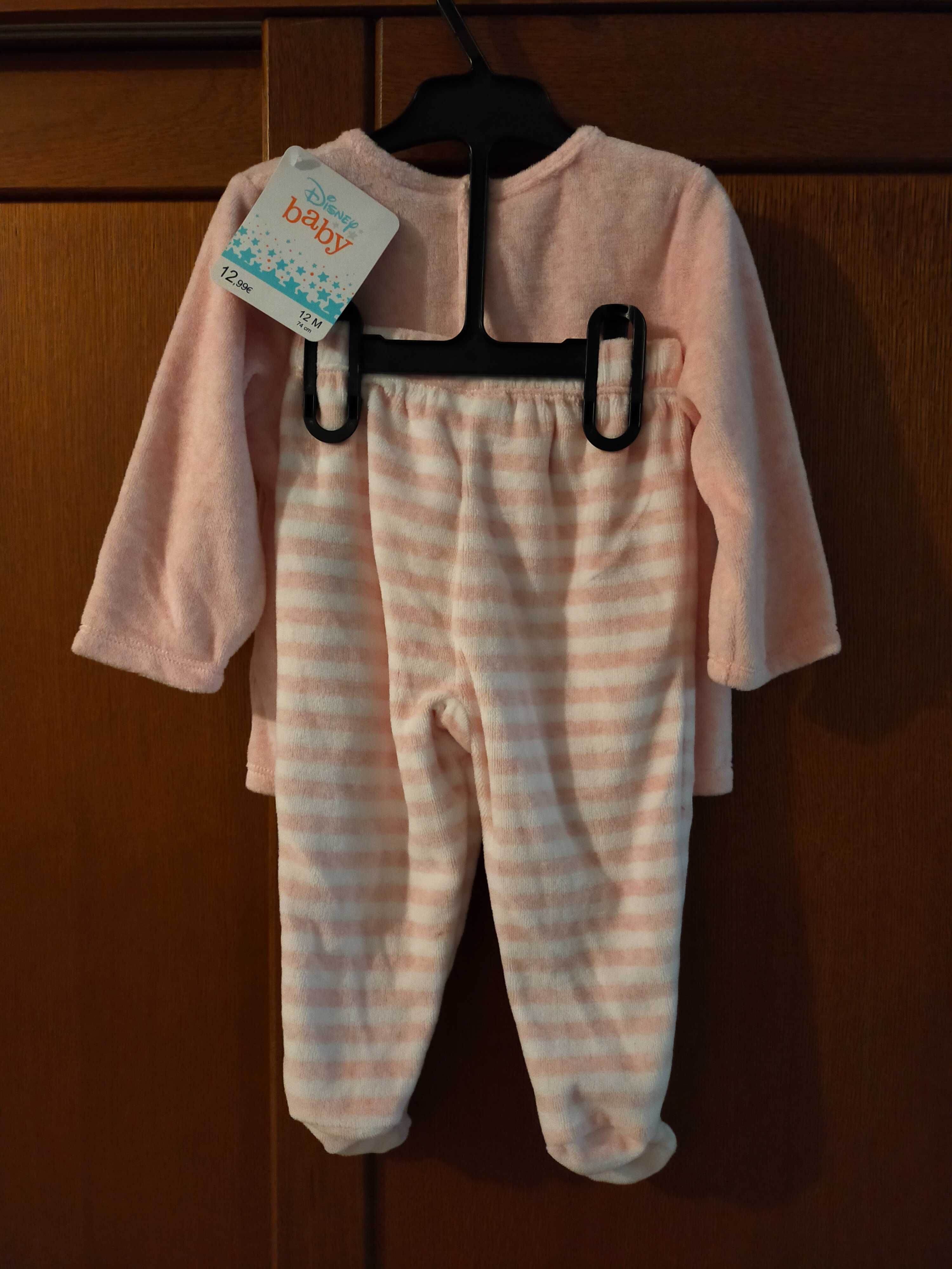 Pijama polar Branca de Neve (12 meses)