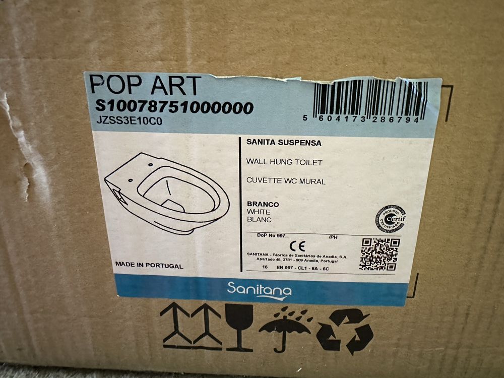 Sanita suspensa sanitana Pop Art