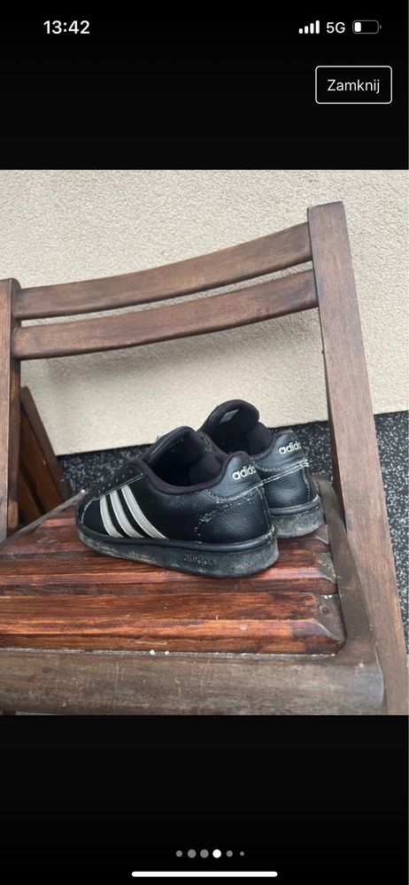 Buty adidas Adidasy stan super czarne złote brązowe buty Adidas 39/40