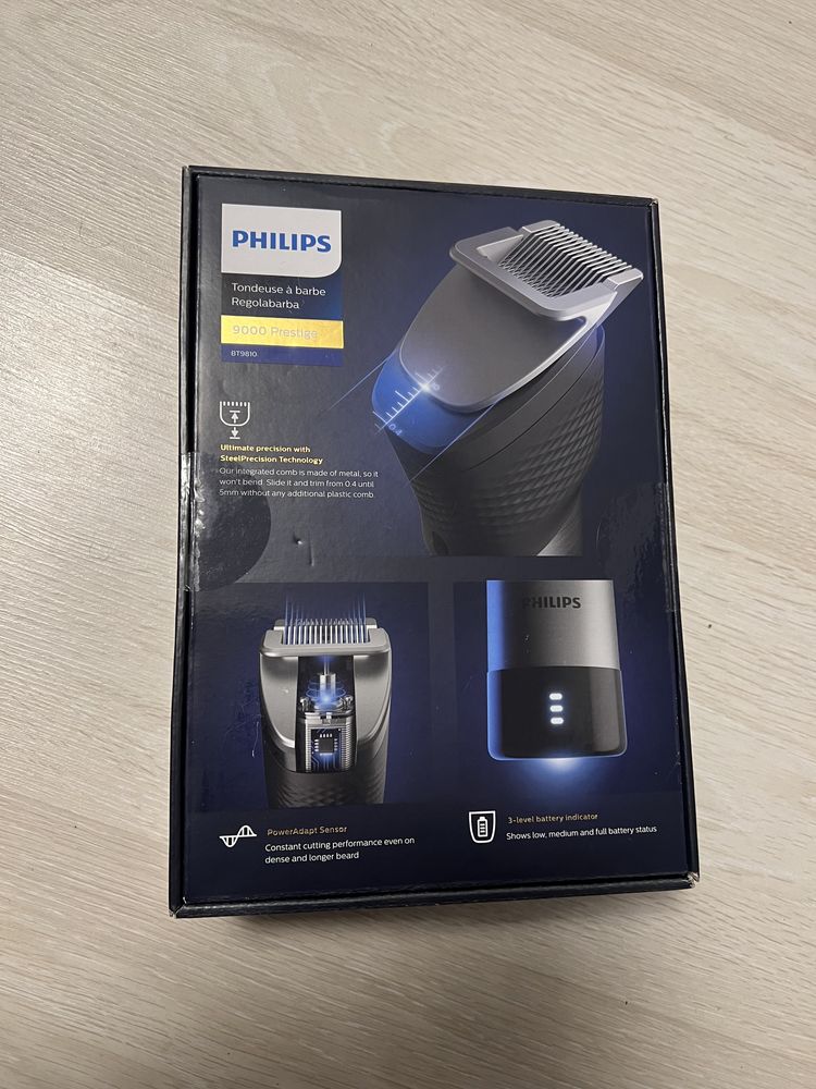 Оригінал Тример для вусів і бороди Philips 9000 prestige BT9810/15