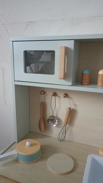 Kuchnia dziecięca do zabawy piękne pastelowy kolor