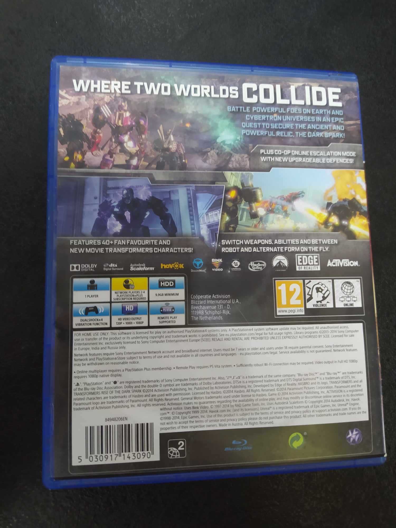 Transformers: Rise of the Dark Spark PS4