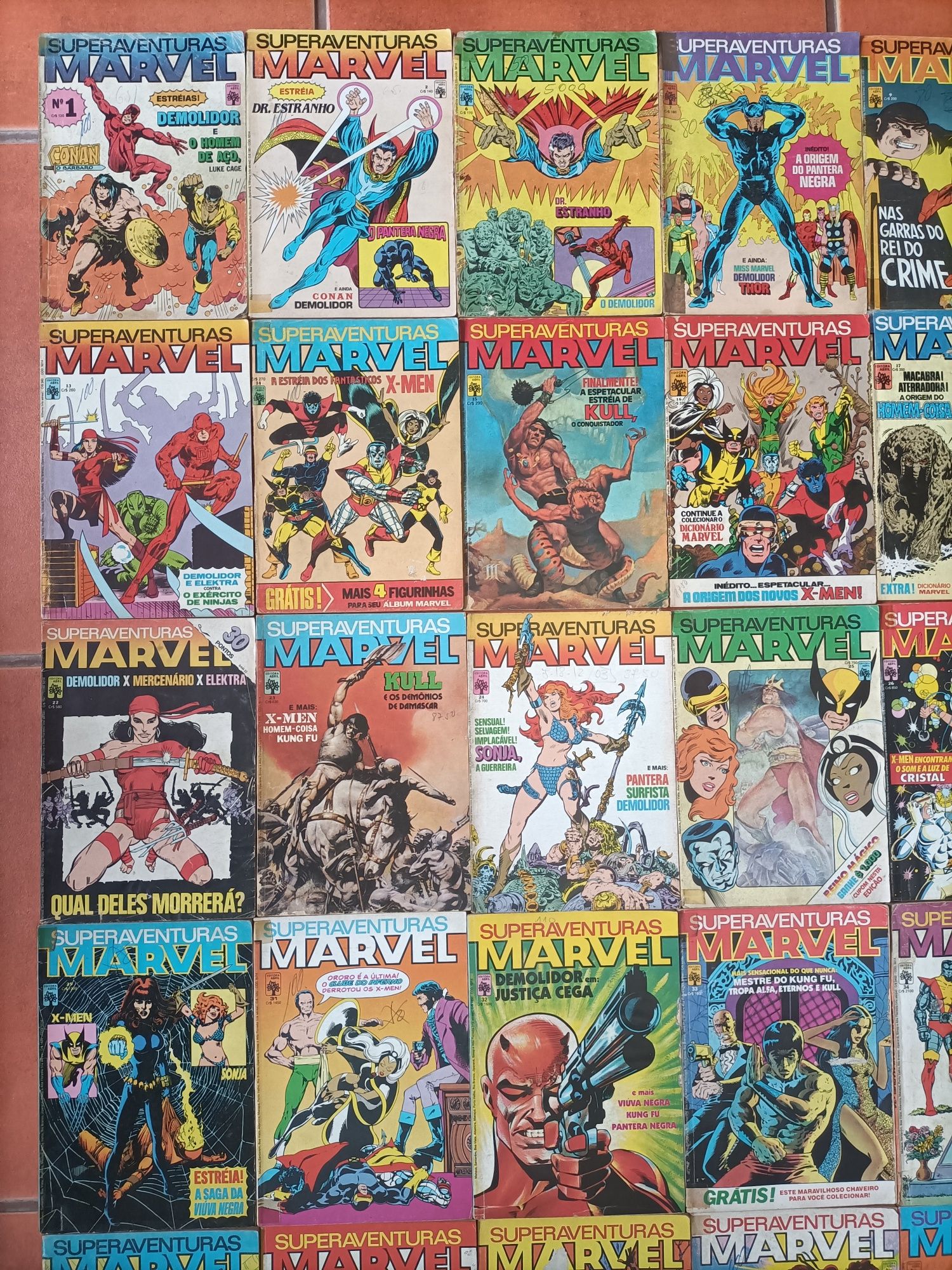 63 Livros Super aventuras Marvel