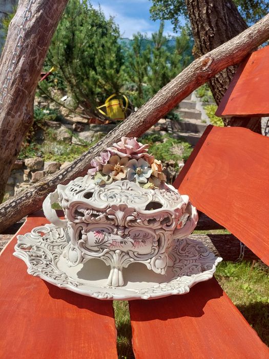 Zestaw porcelany Bassano waza + talerz  REZERWACJA