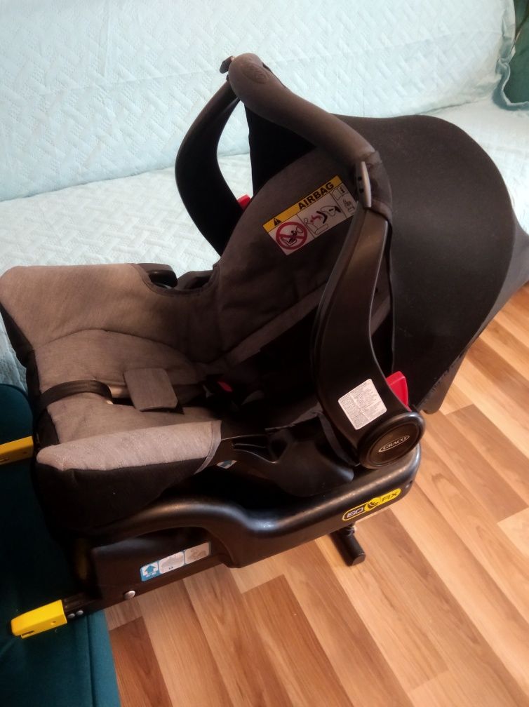 Fotelik Samochodowy Graco Snugsafe  0-13 kg z bazą  ISOFIX