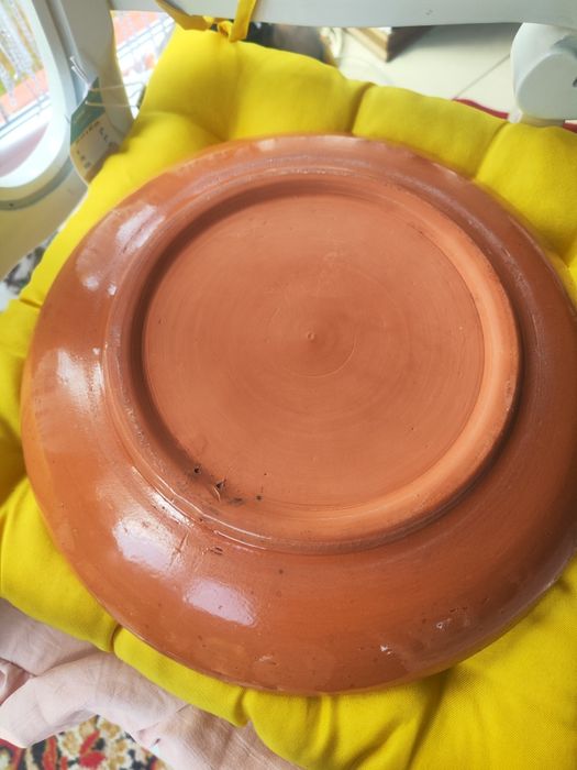 Talerz ceramiczny ludowy