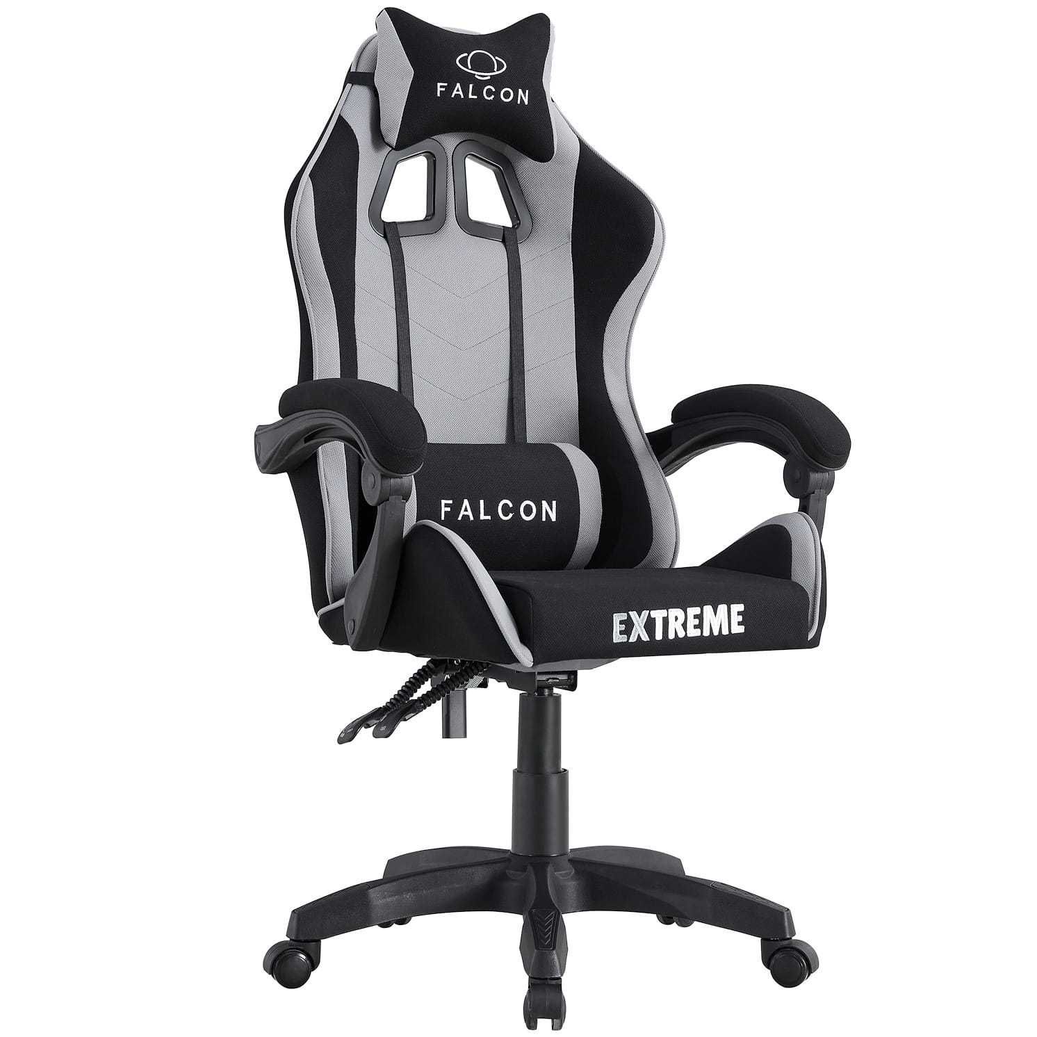 Fotel Gamingowy z tkaniny EXTREME FALCON Gray dla gracza