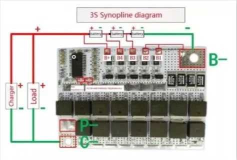 Плата балансування балансир Bms 3s 4s 5s 100a li-ion