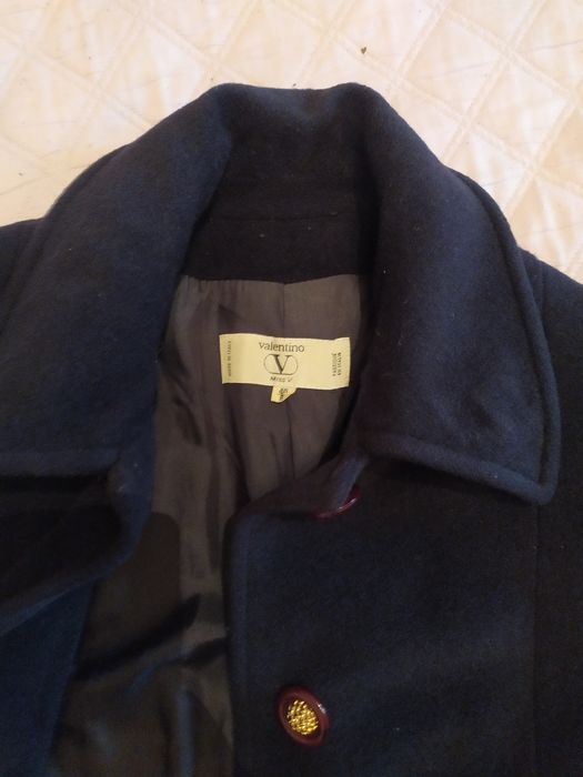 Пальто Valentino Синего цвета Made in Italy