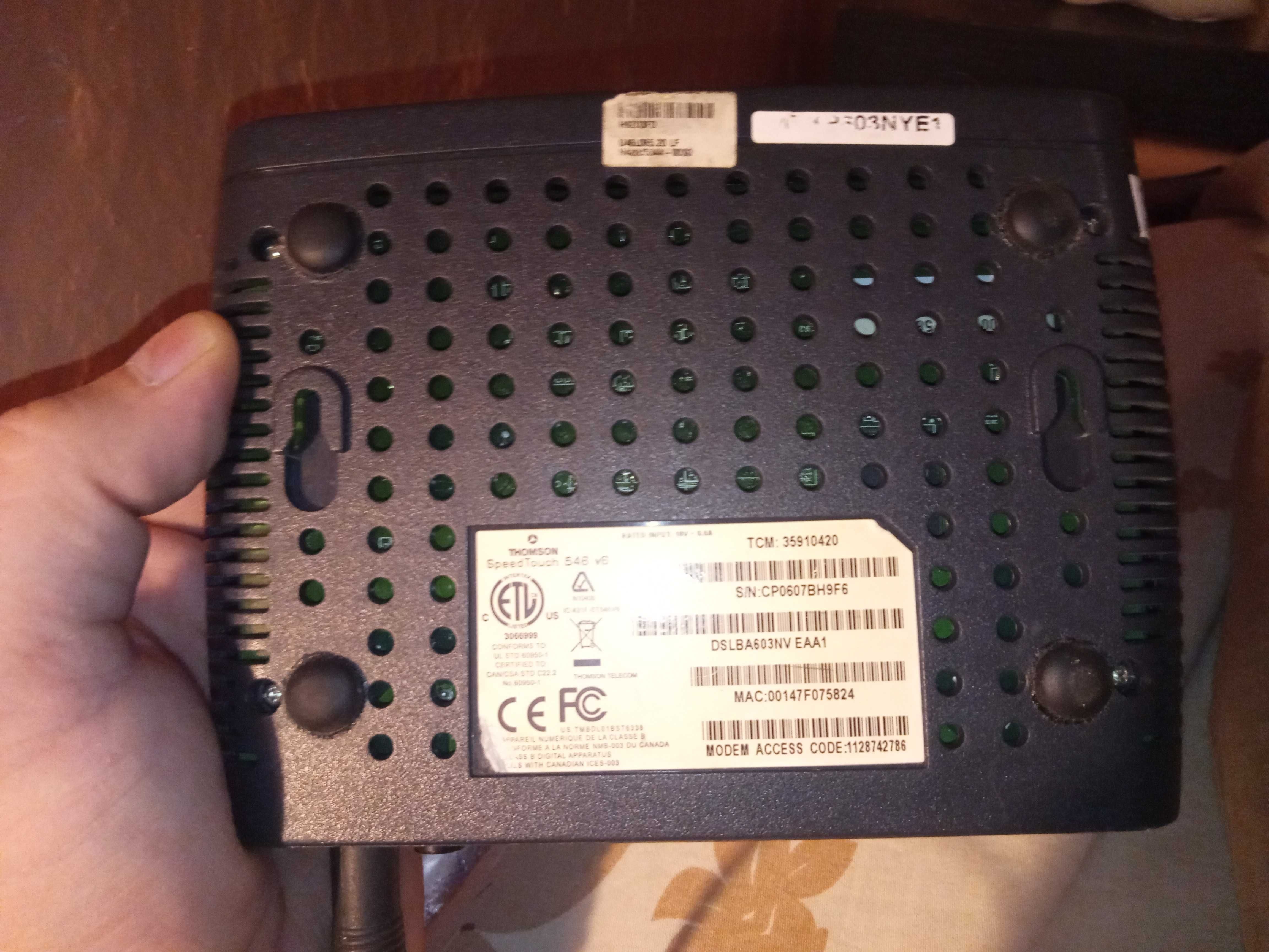 Router wifi speedtouch