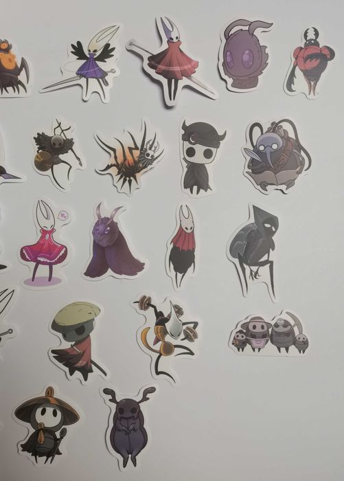 Gra Hollow Knight - naklejki, zestaw naklejek (25 sztuk) 3