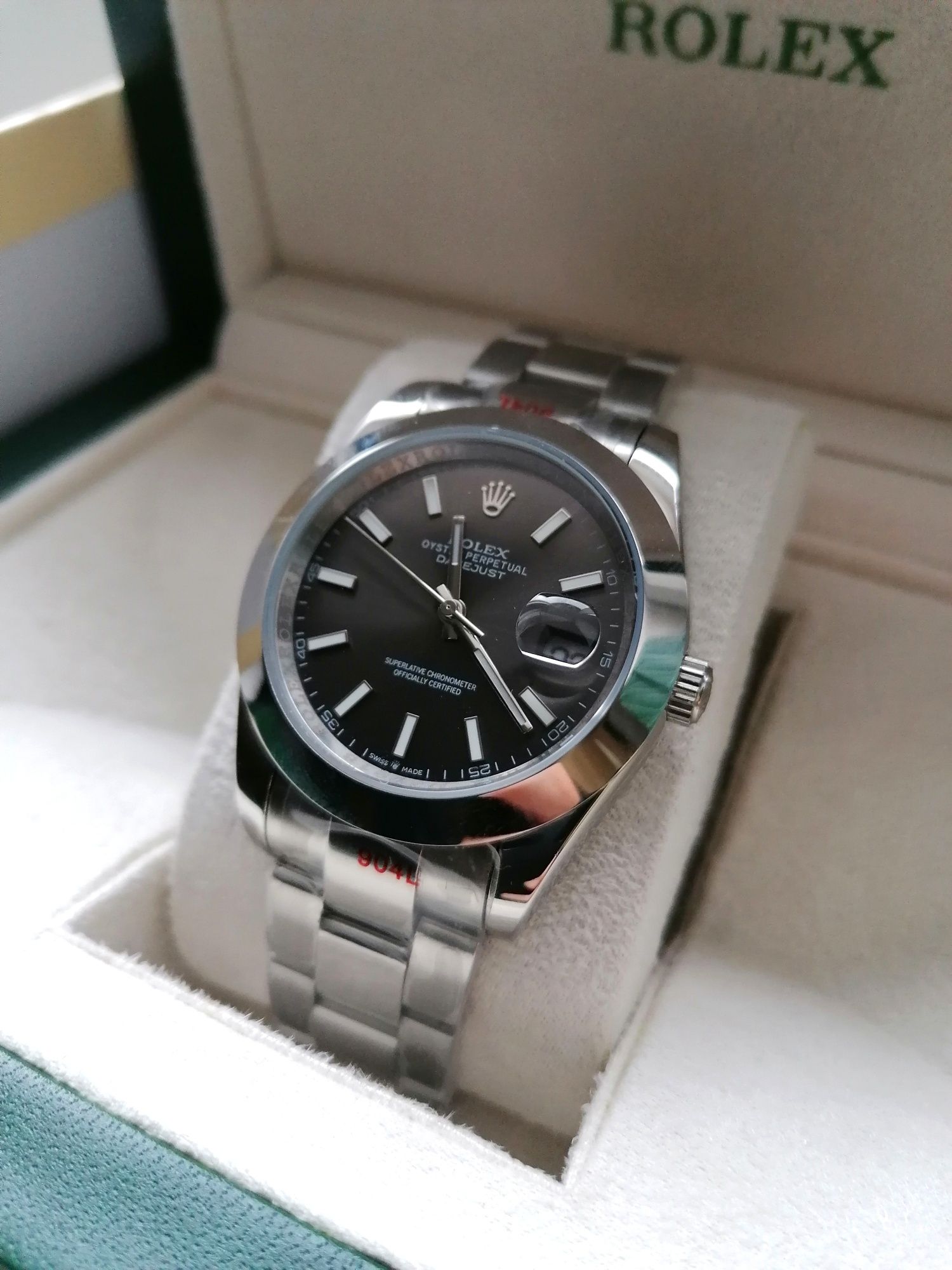 Zegarek Rolex Datejust black dial