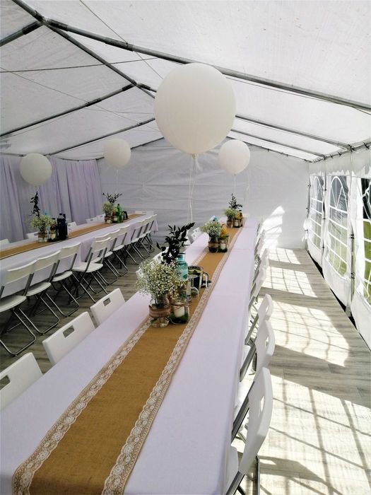 Namiot ogrodowy 5x10 pawilon WYNAJEM na imprezy komunię chrzest