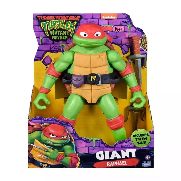 WOJOWNICZE ŻÓŁWIE NINJA Gigant Raphael, figurka, 30 cm. Playmates
