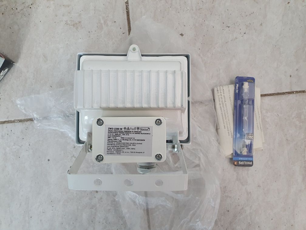 Halogen Kanlux 500W nowy lampa naświetlacz philips