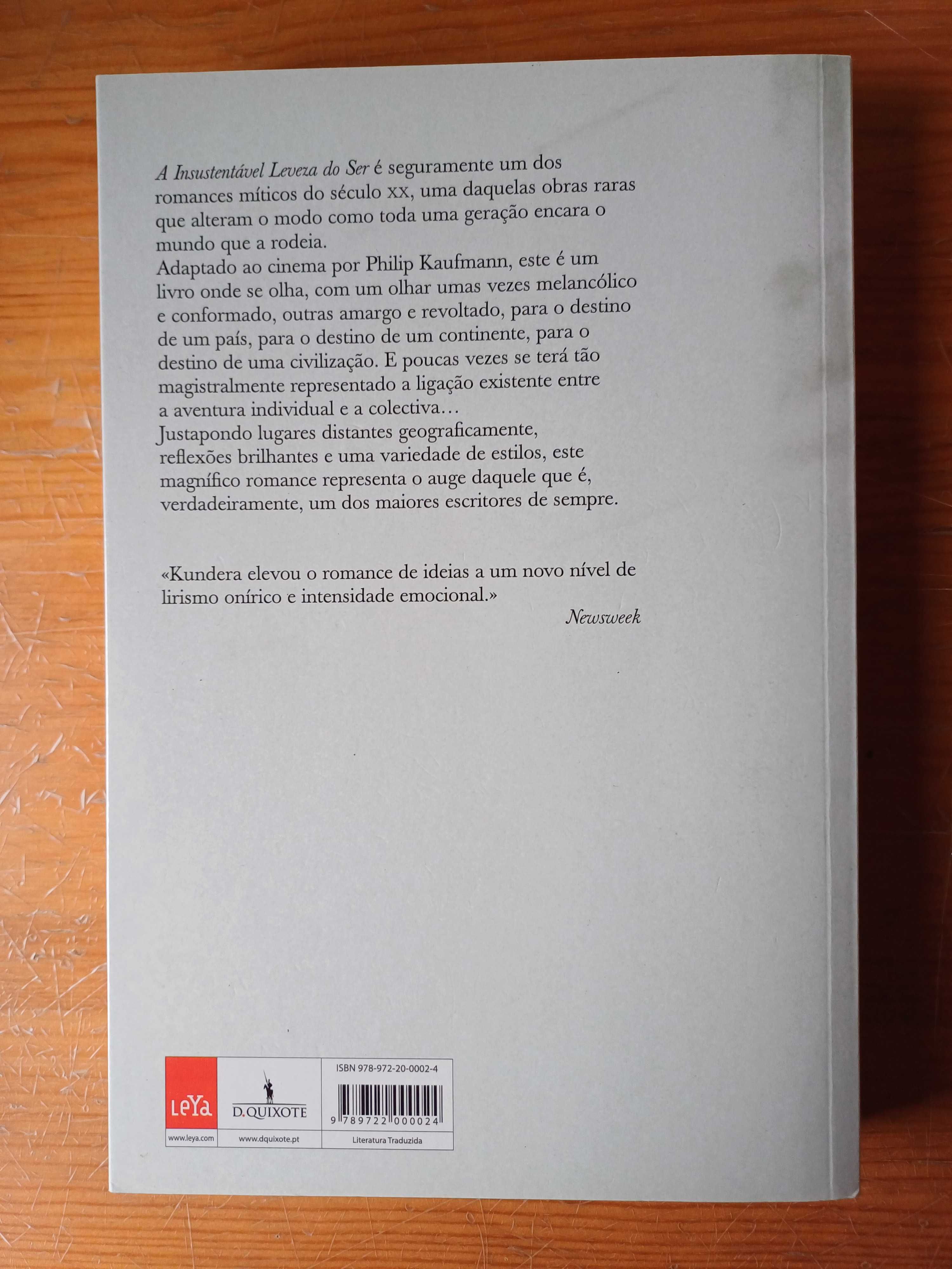 Milan Kundera - A Insustentável Leveza do Ser