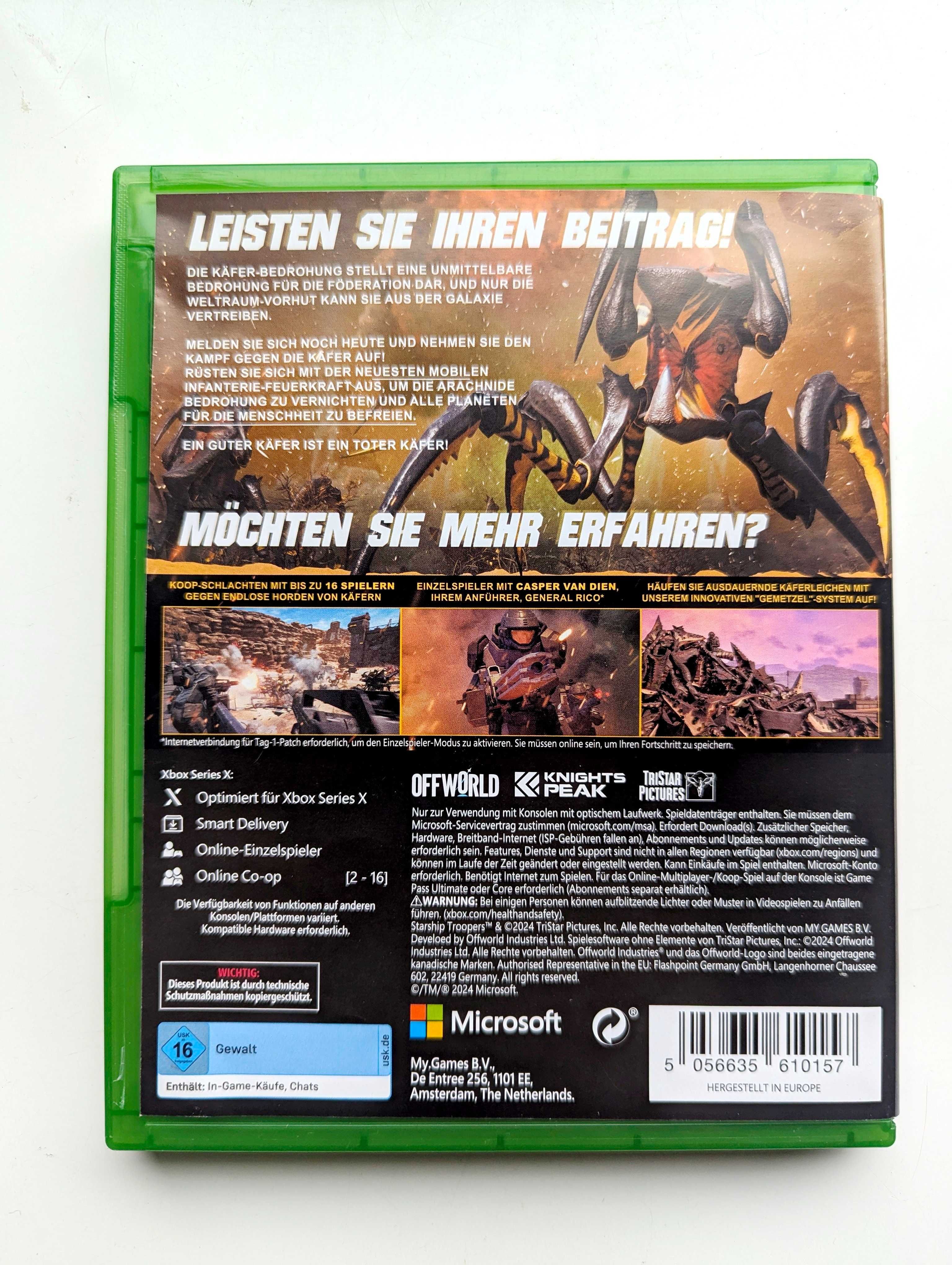 Gra Starship Troopers Extermination Xbox Series S X (Siedlce)