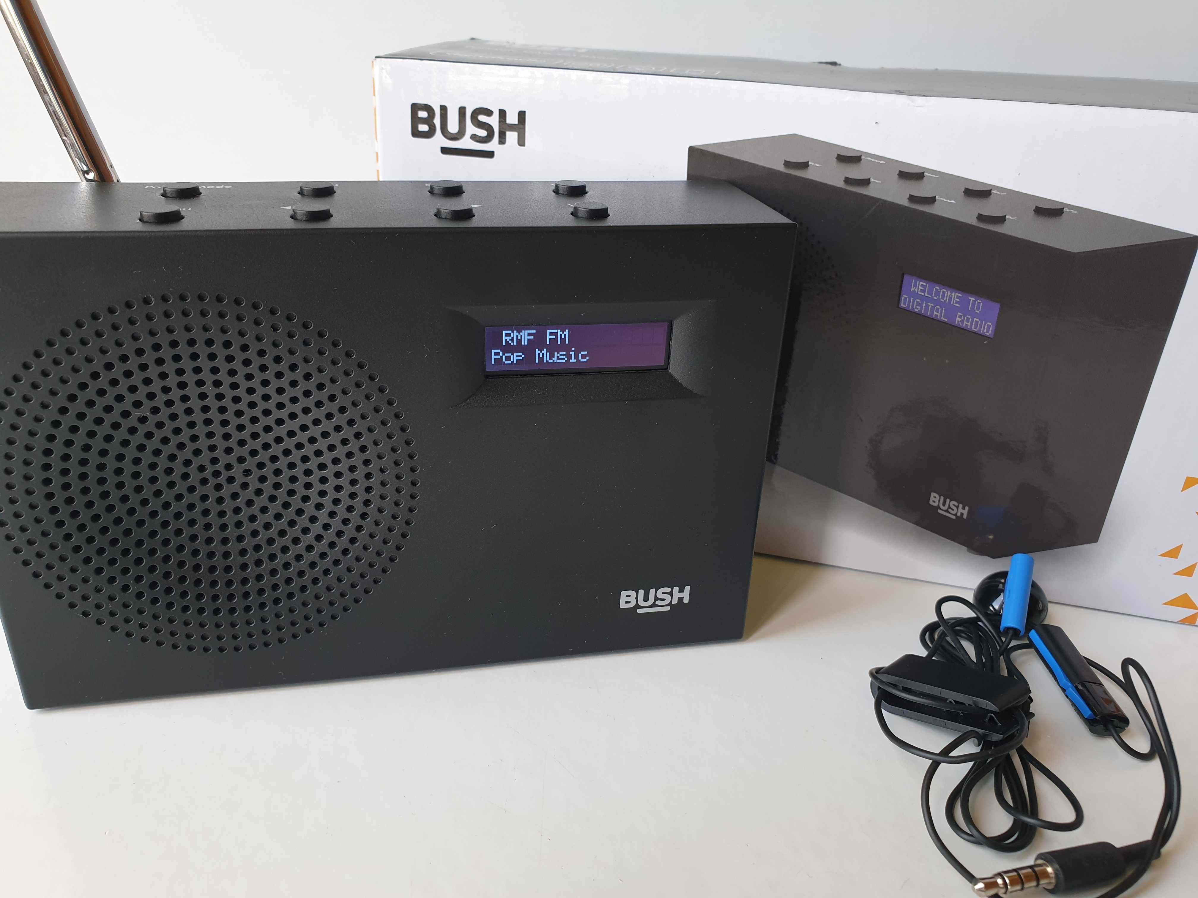 радіо Bush BD-1709 Portable DAB FM Radio LCD Display Black