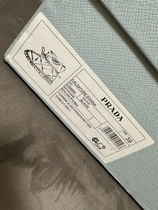 Сапоги дутіки PRADA оригінал 38