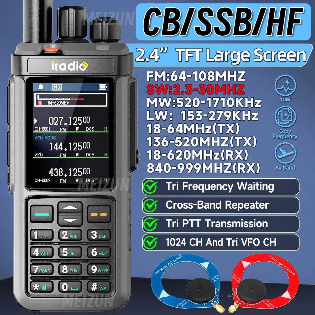 IRADIO UV 98 PLUS Radtel uv 880