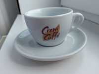 House club VERONA чашка с блюдцем для капучино кофе чая