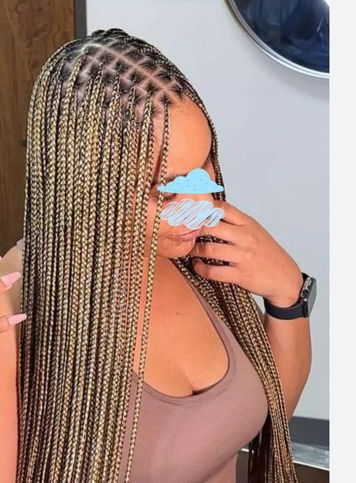 Tranças soltas africanas