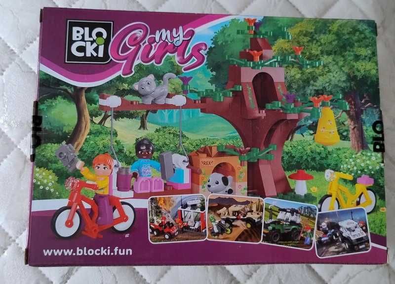 Nowe puzzle jak LEGO blocki my girl dziewczynka kot