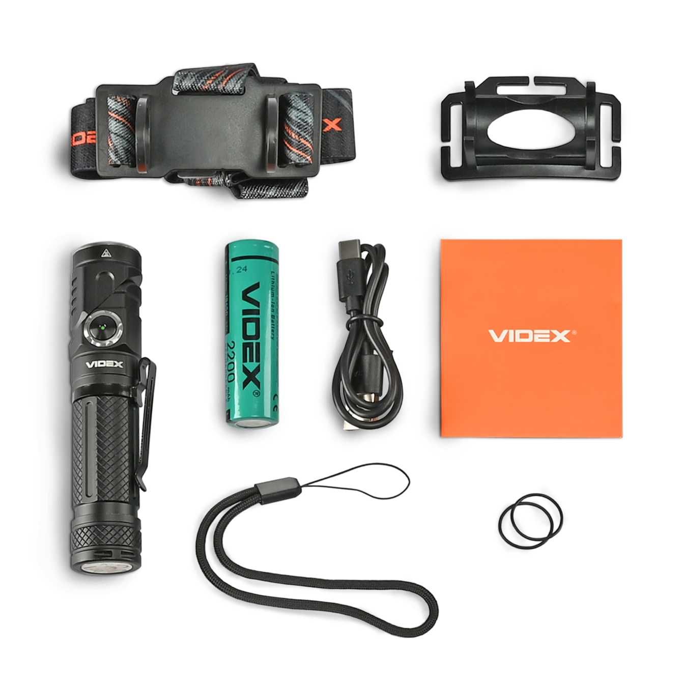Світлодіодний ліхтарик VIDEX VLF-A232R 1000Lm 5000K. Новий товар!