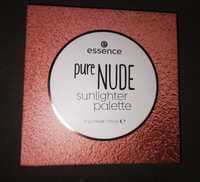 ESSENCE Pure NUDE sunlighter palette paleta rozświetlaczy NOWA