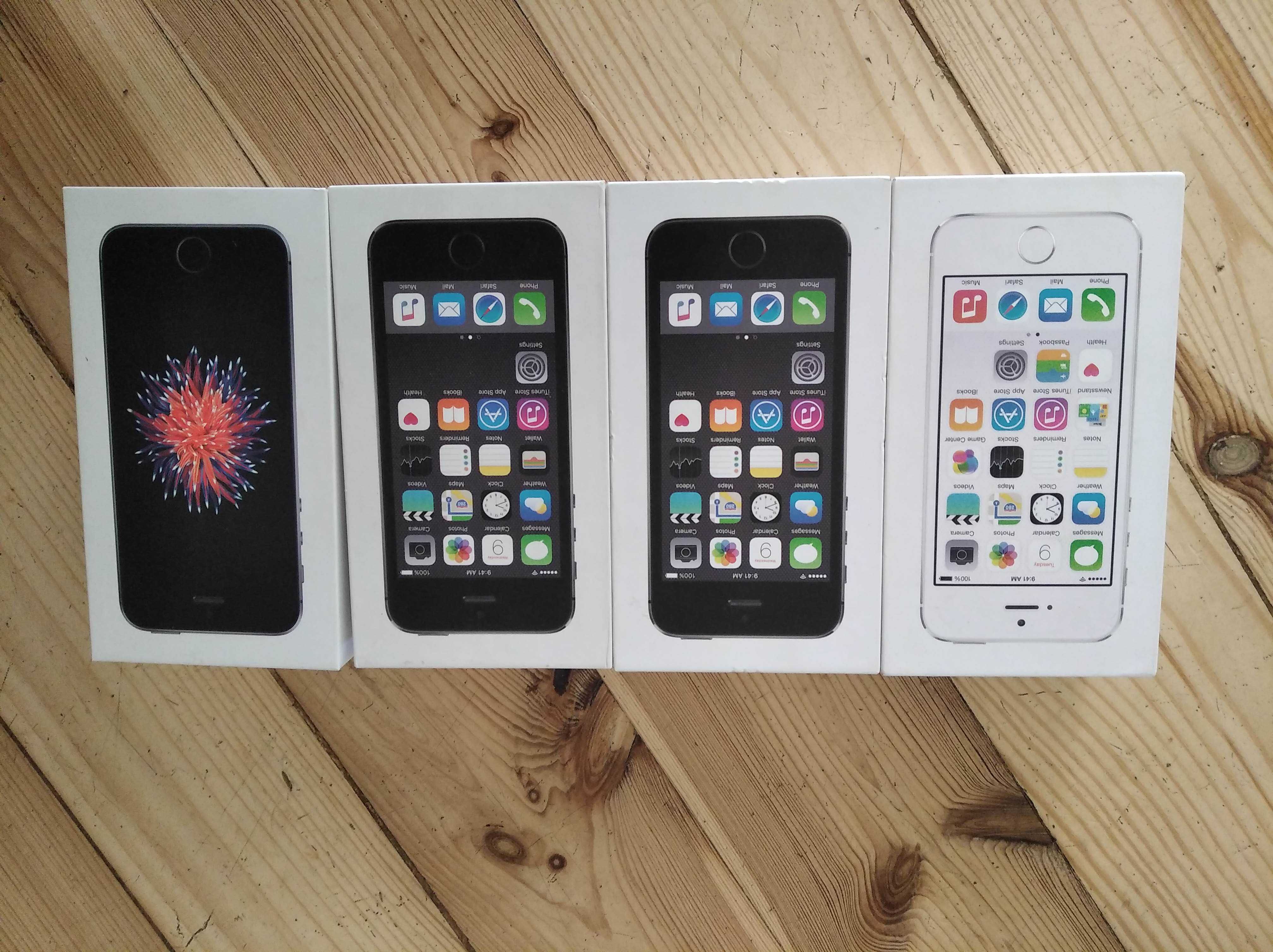 4x Oryginalne pudełka do IPHONE 5s