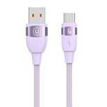 USAMS Kabel U85 USB na USB-C 6A 2mFast Charging fioletowy/purple