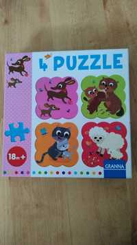 Granna Puzzle z jamnikiem 4w1