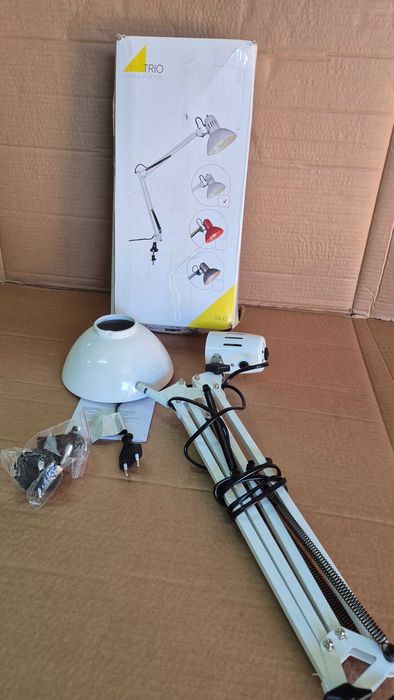 lampka biurkowa trio trajo    BIAŁY