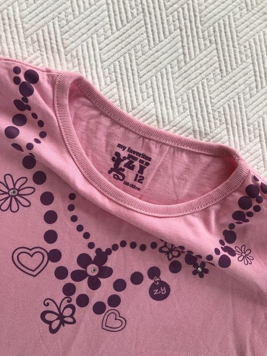 Conjunto de duas camisolas rosas da Zippy